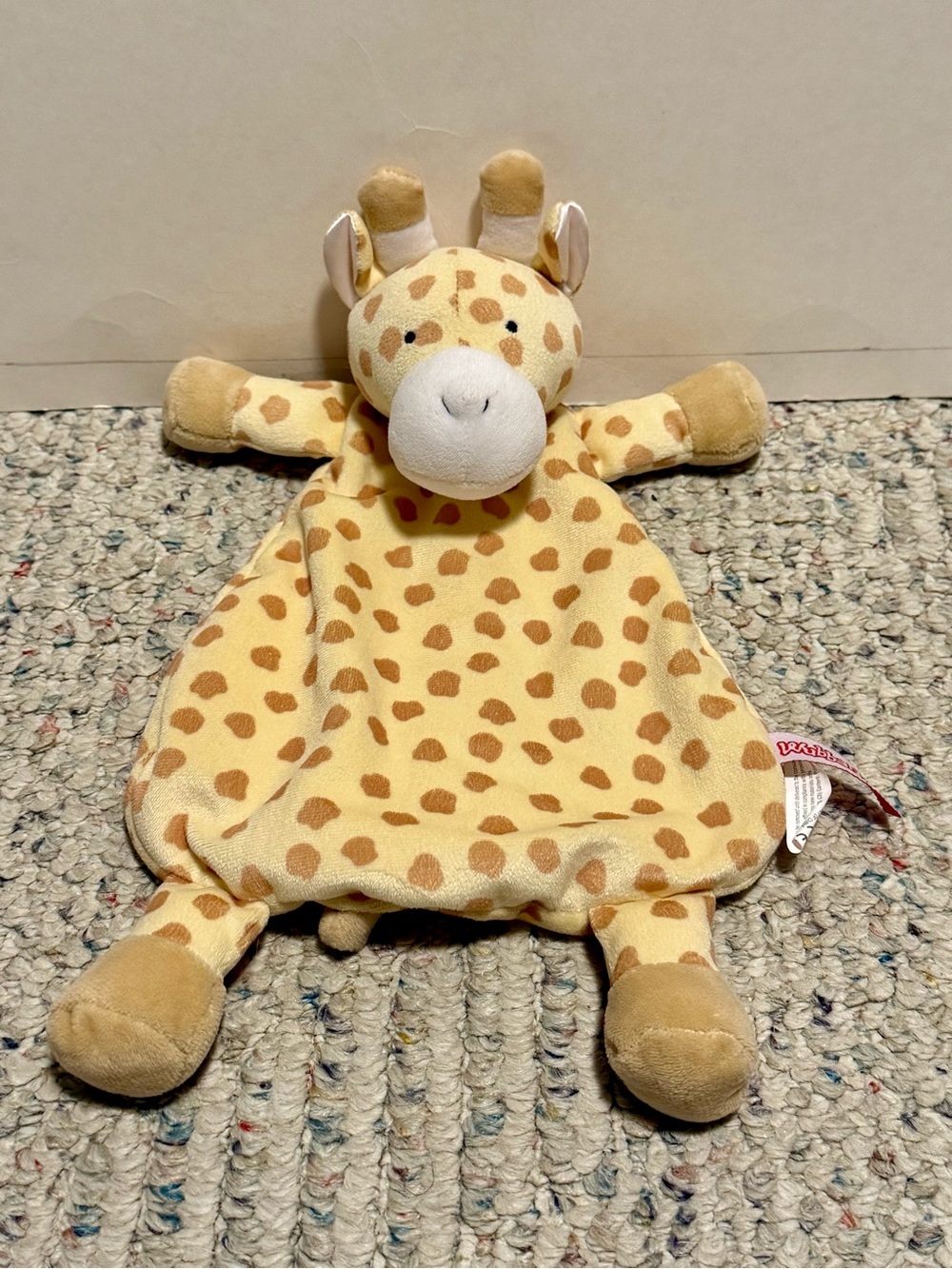 WubbaNub 13" Giraffe Rattle Plush Soft Baby Lovey Security Blanket